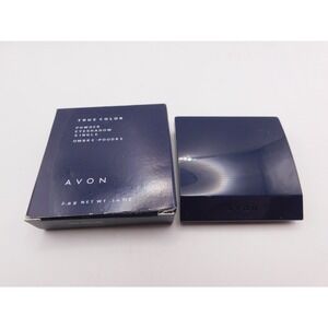 Avon True Color Powder Eye Shadow Single Blue Satin .1oz